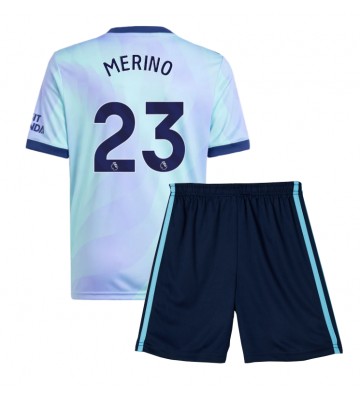 Arsenal Mikel Merino #23 Tredje Kläder Barn 2024-25 Kortärmad (+ Korta byxor)